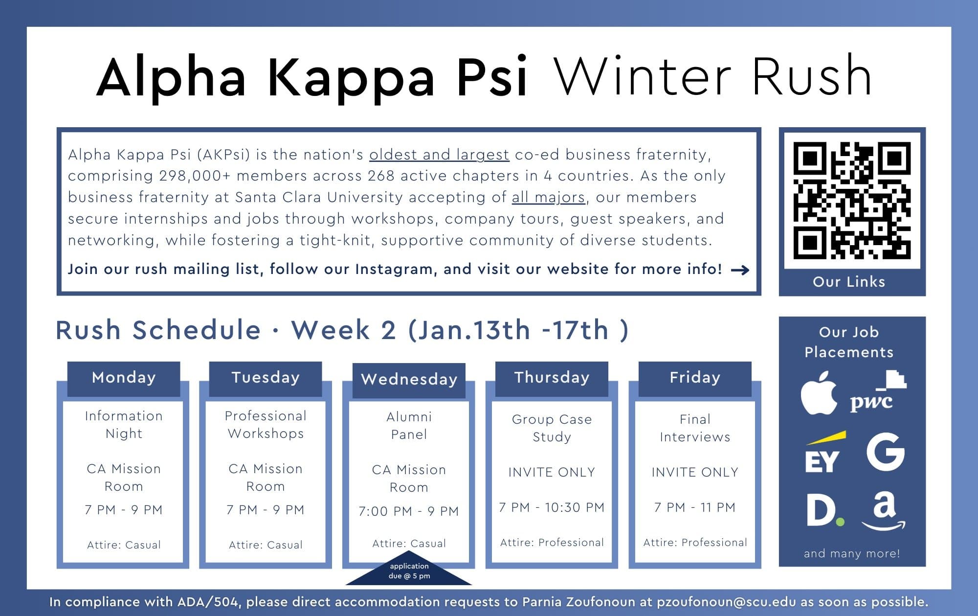 Winter Rush 2025 Flyer